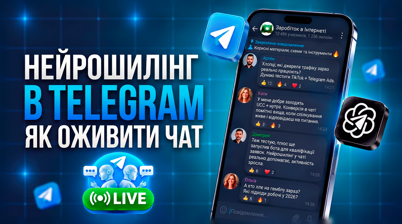 Як оживити Telegram-чат за допомогою ШІ через Нейрошилінг
