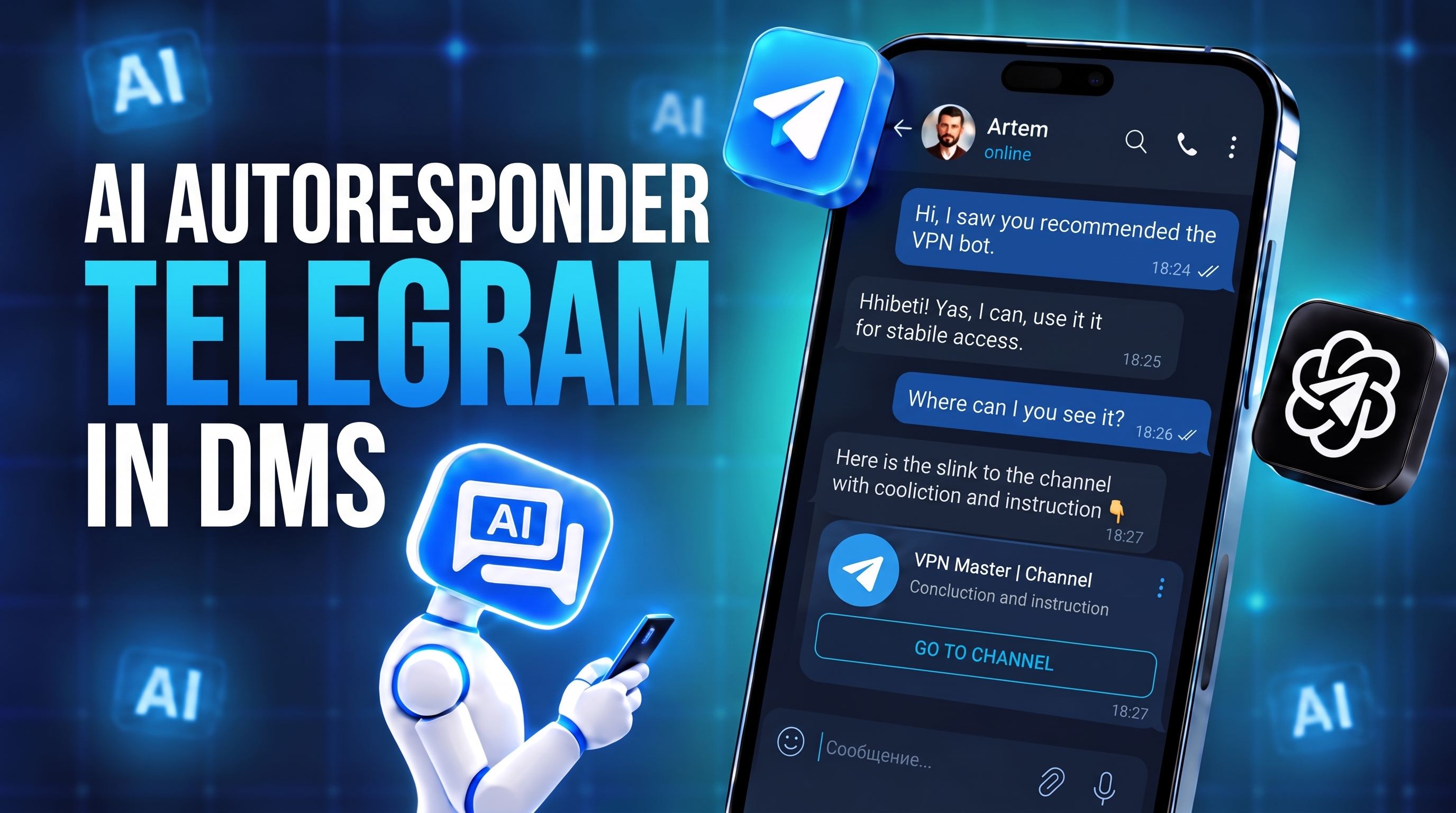 Telegram Autoresponder: How to Set Up AI Replies in DMs