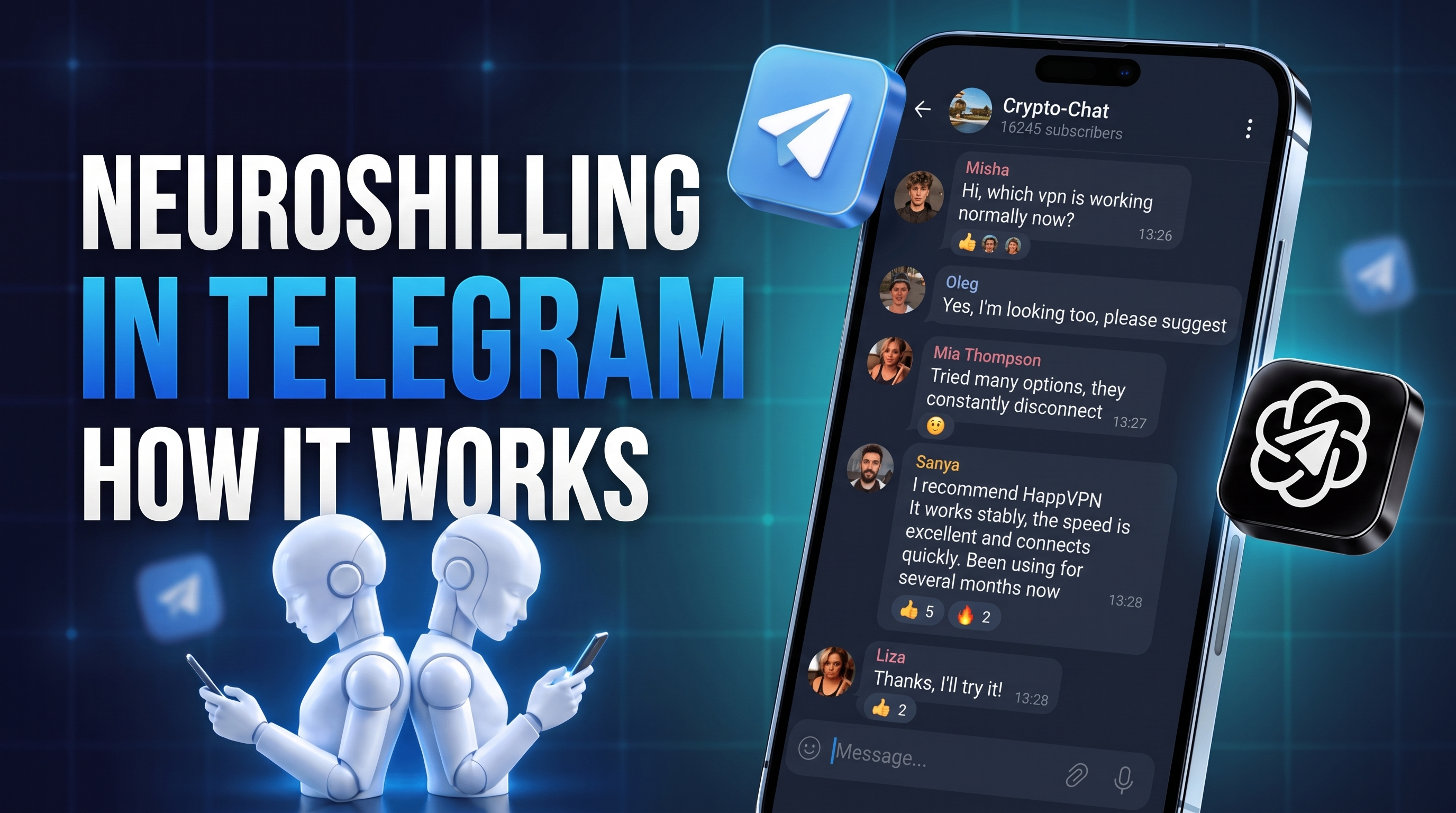 Neuroshilling in Telegram: How AI-Powered Promotion Works