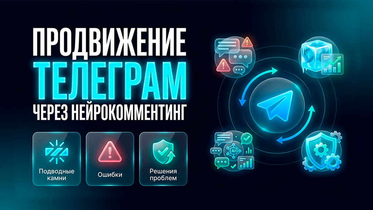 Продвижение в Телеграм через Нейрокомментинг: подводные камни и ошибки