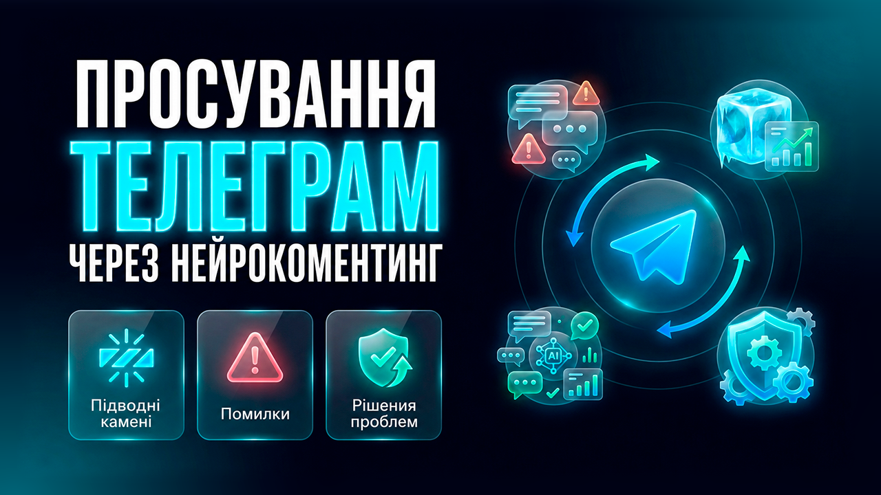 Просування в Телеграм через Нейрокоментинг: підводні камені та помилки