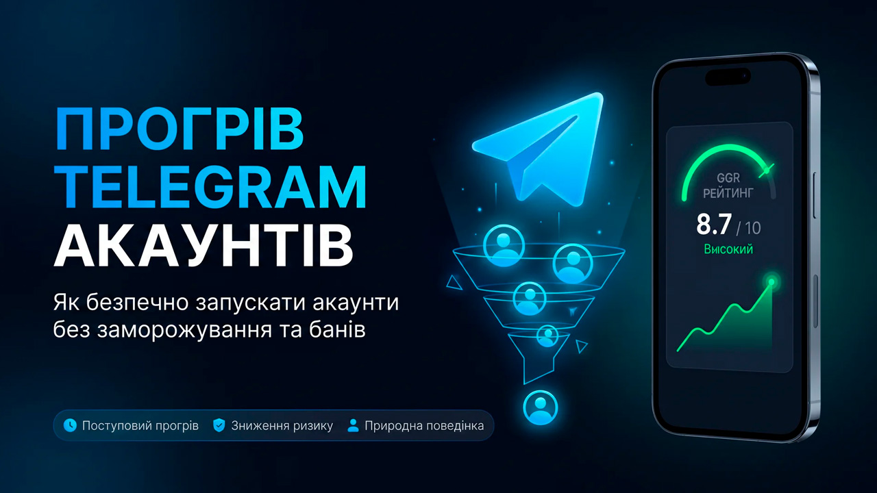 Прогрів Telegram акаунтів: як безпечно запускати акаунти без заморожування