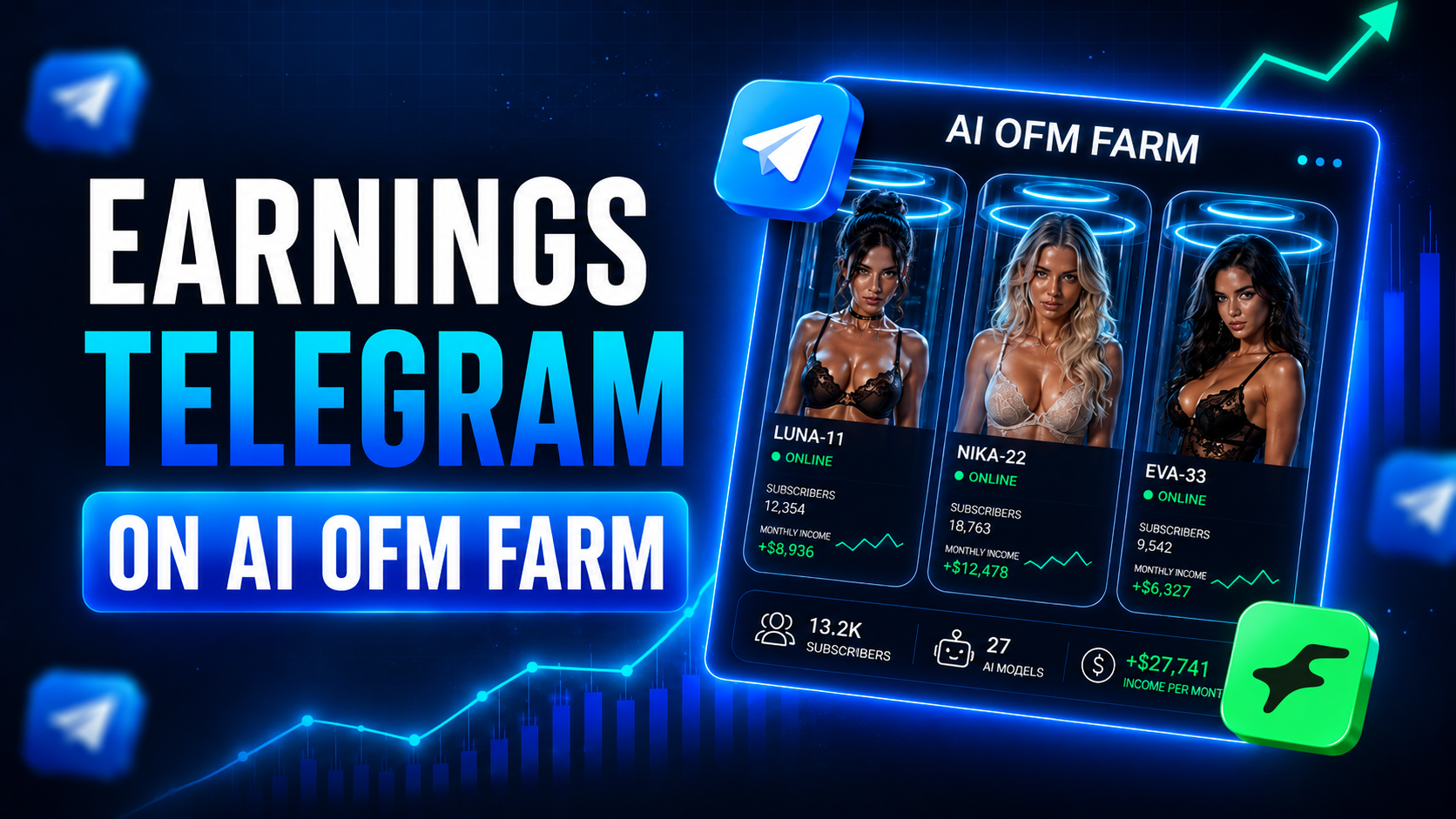 How to Make Money with AI OFM: AI Girl Farm, Traffic & Automated Chats