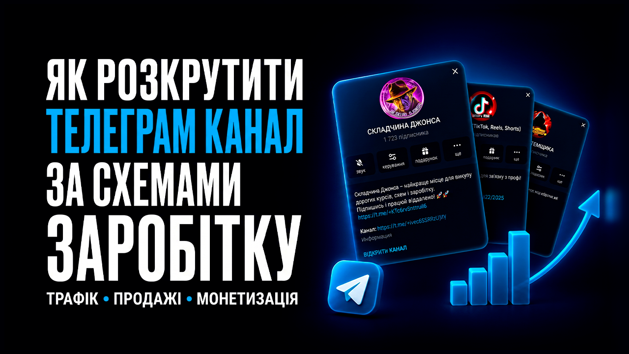 Як розкрутити Телеграм-канал про схеми заробітку та побудувати пасивний дохід