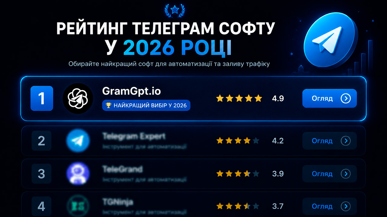 Як вибрати Telegram софт у 2026 для заливу трафіку та автоматизації