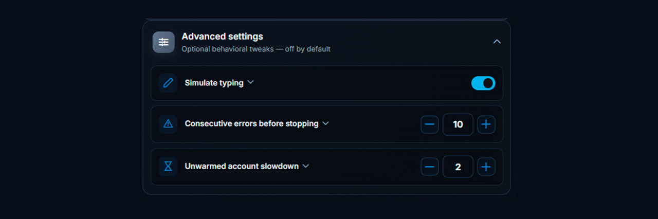 Additional special protection settings for Telegram chat messaging in GramGPT