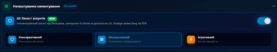 ai-захист Telegram-акаунта від обмежень у GramGPT.io
