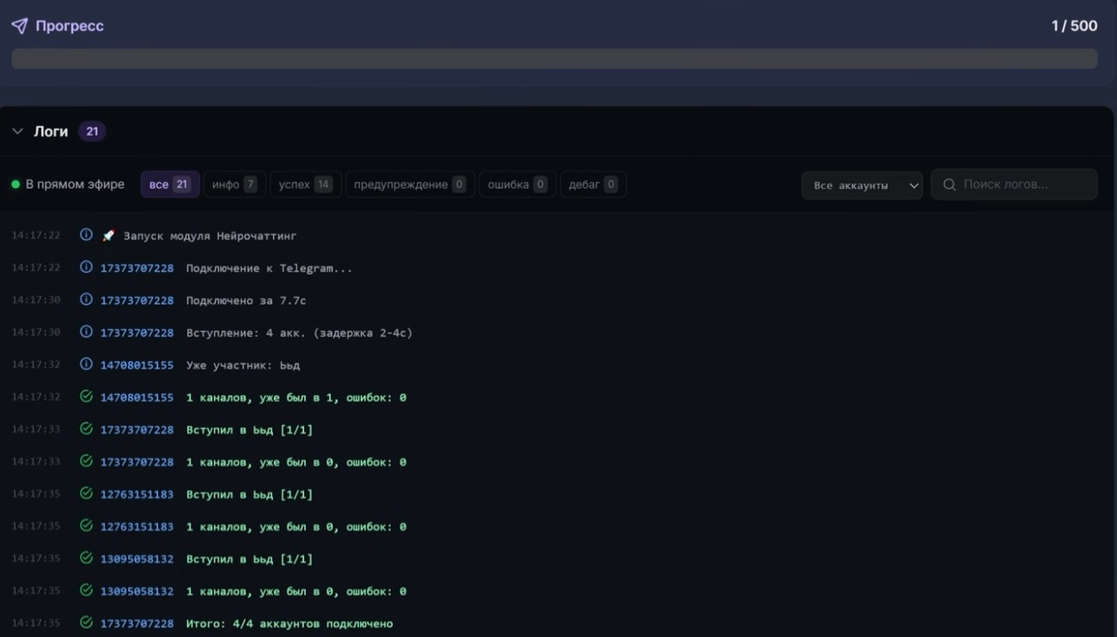 автоматична робота нейрочаттингу