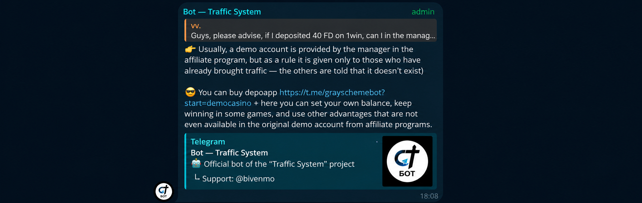 Chatbots in Telegram AI autoresponder