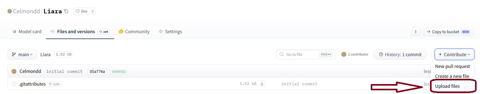 uploading AI girl files trained in LoRA Trainer