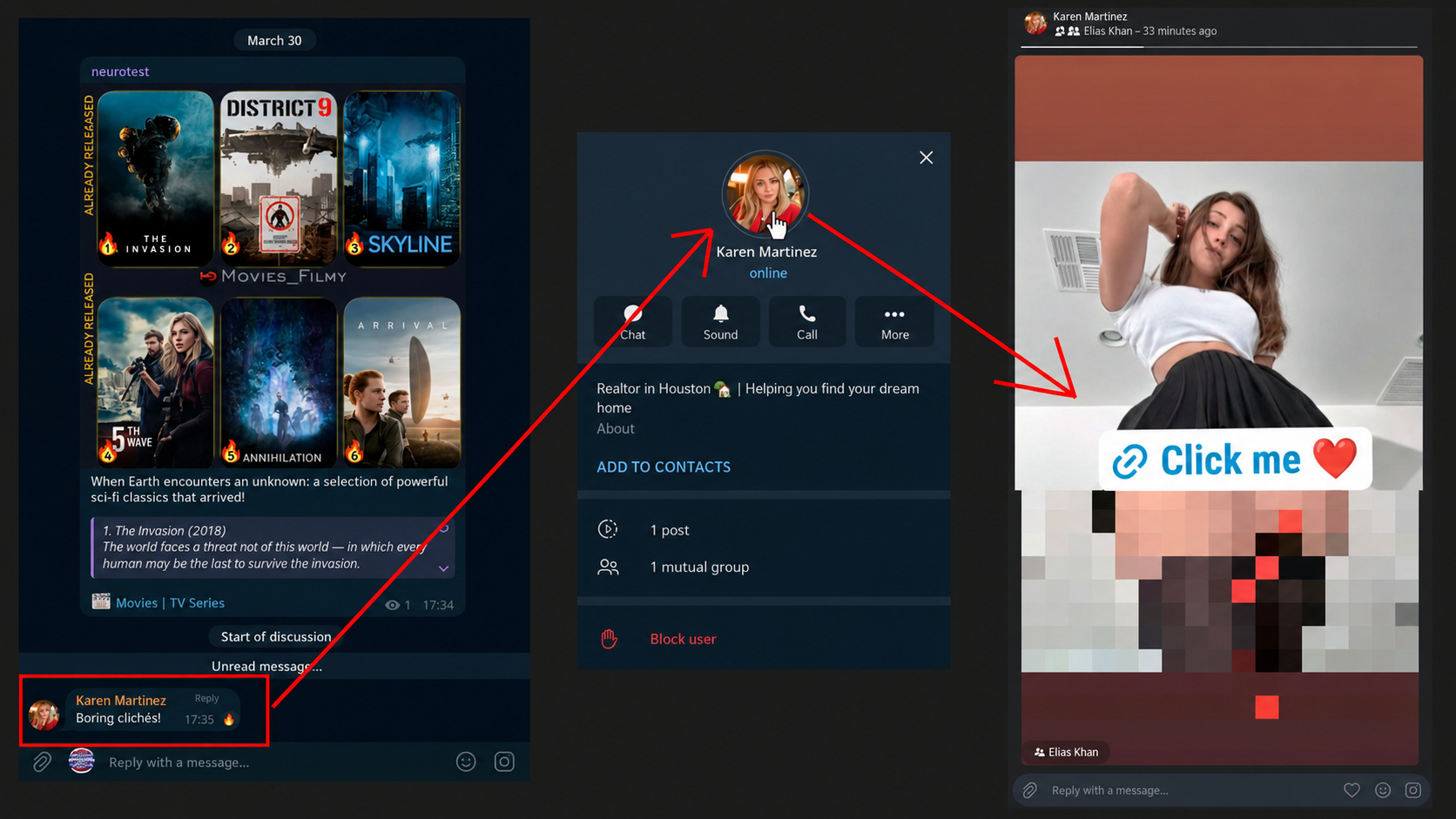 How Neurocommenting through Telegram Stories works