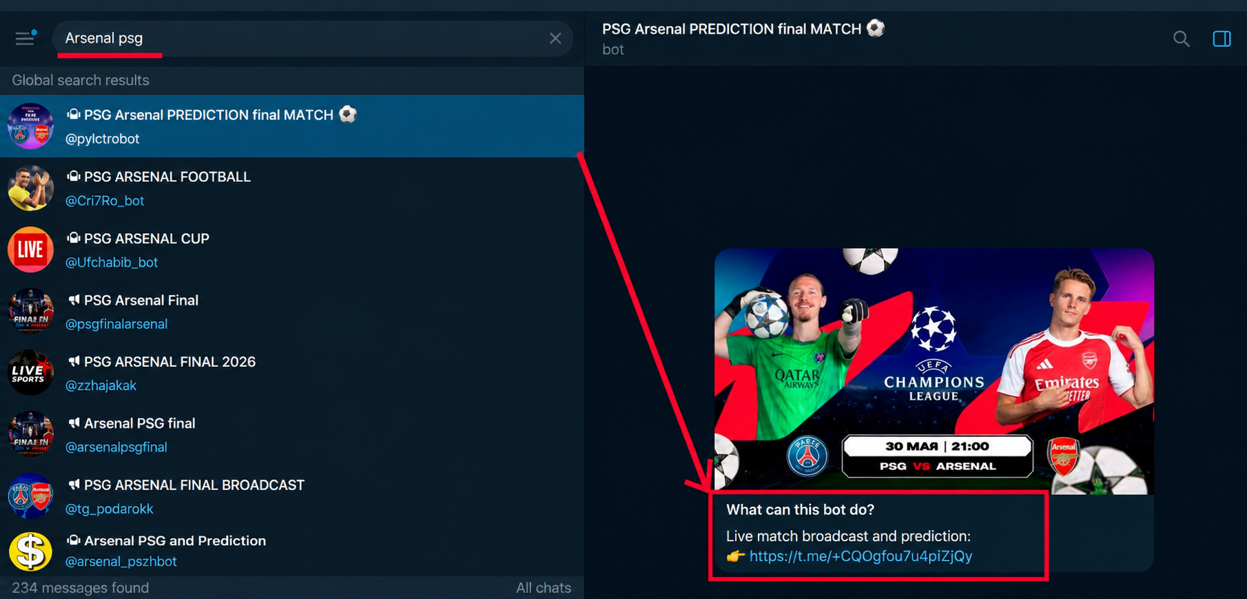 How promotion through Telegram doorways works