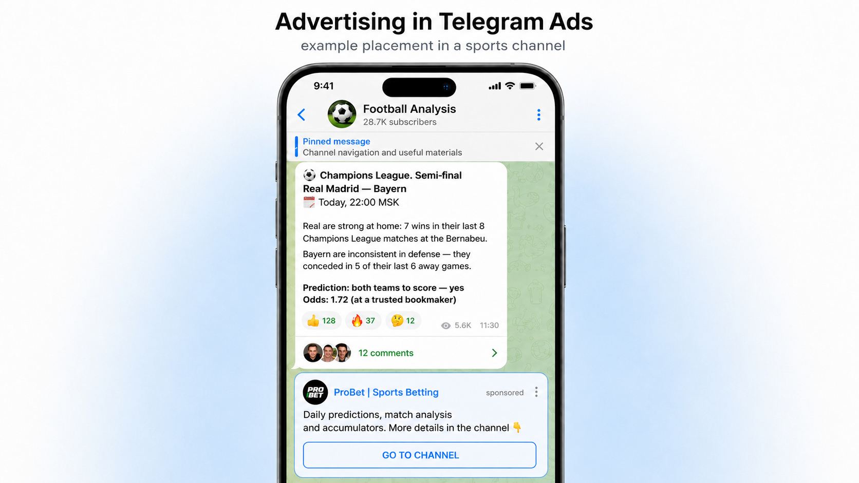 How Telegram channel promotion through Telegram Ads works