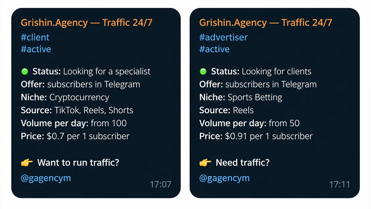 how to find a traffic provider and buy Telegram traffic with pay-per-lead