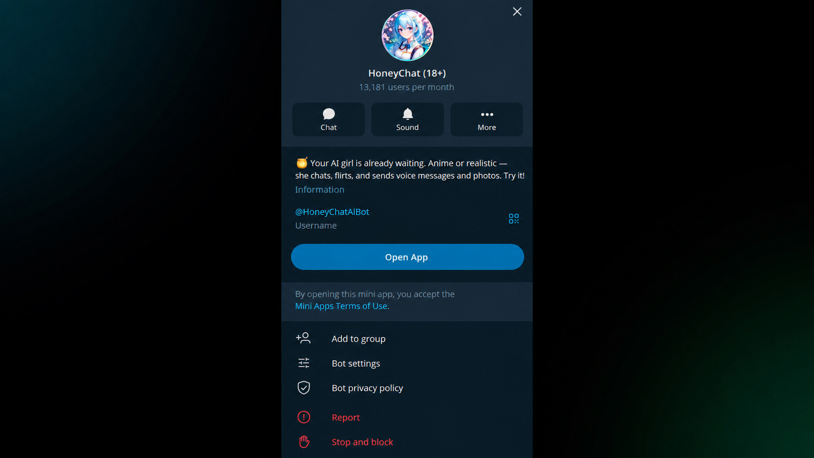 How to promote an 18+ Telegram channel through an AI girl bot