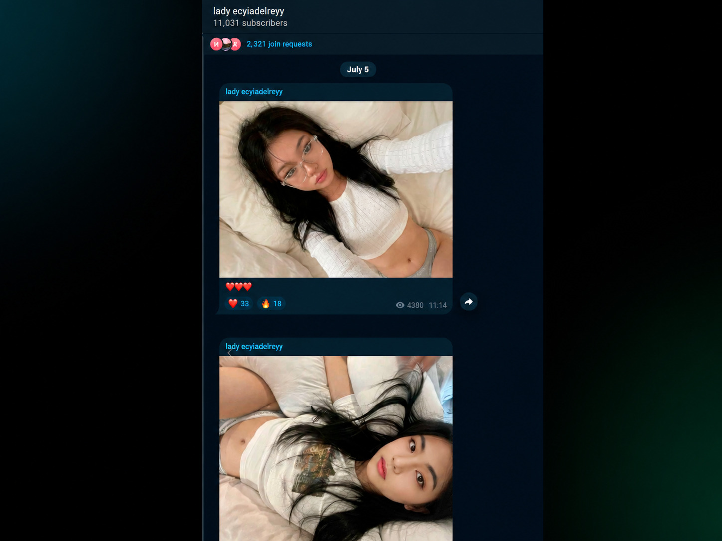 How to promote an 18+ Telegram channel with an AI model