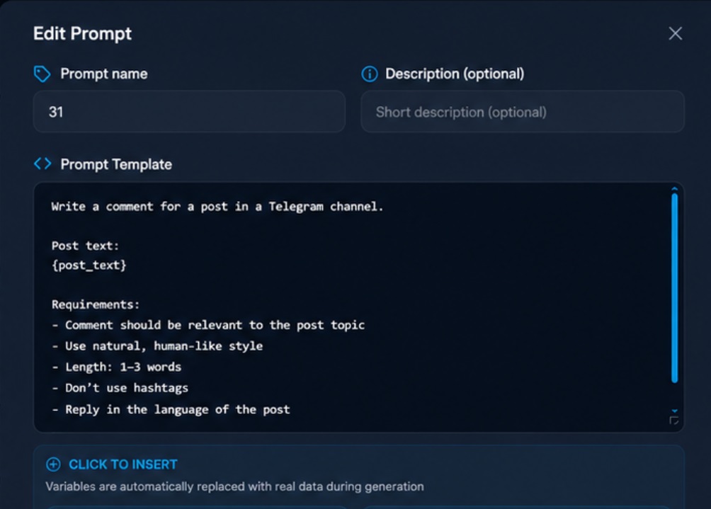 How to write a good prompt for AI comments
