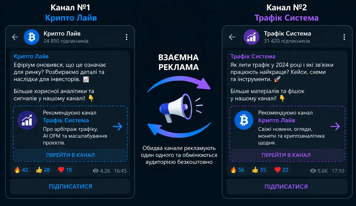 Як розкрутити канал у Telegram через взаємопіар