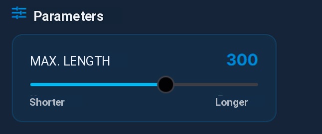 message length for the prompt