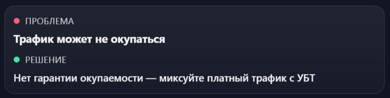 Почему трафик из закупа рекламы в Телеграм не окупается