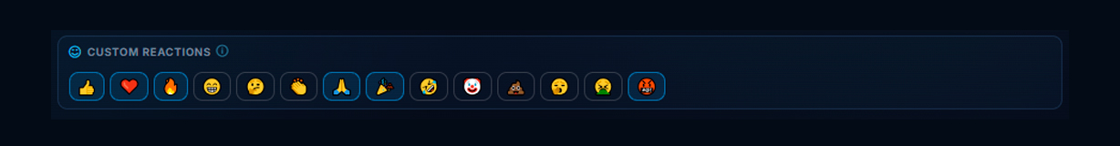 Selecting reactions, smileys, and emojis for boosting a Telegram channel through Neuroshilling