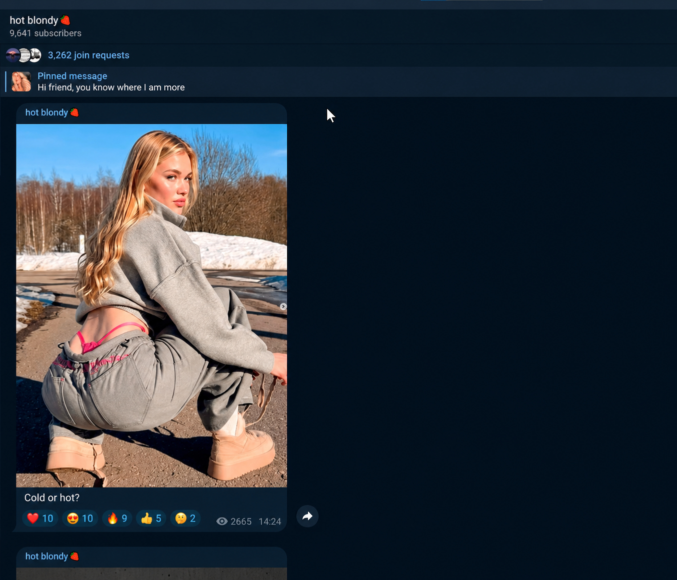 Designing and creating an AI OFM Telegram channel for an AI model