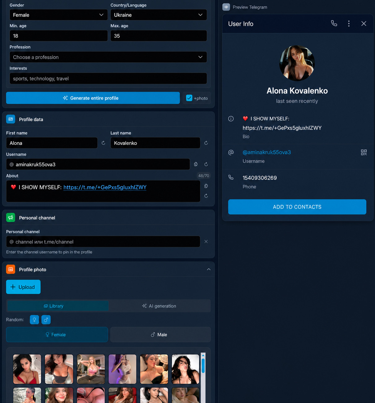 setting up a Telegram account for Neurocommenting work