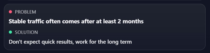 Stable traffic to Telegram from Reels, TikTok and Shorts doesn’t come immediately