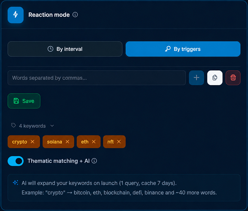 trigger-based work mode of neurochatting in GramGPT